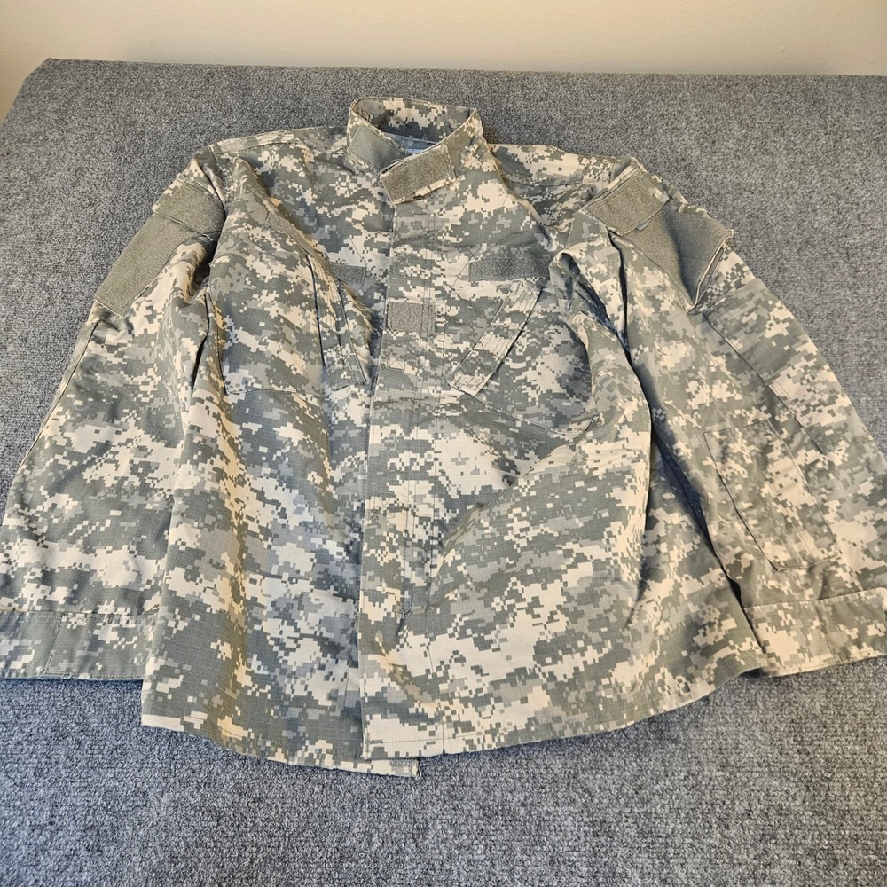 US Army ACU Digital Camo Combat Uniform Coat‎ Jacket UCP Large Insect Guard